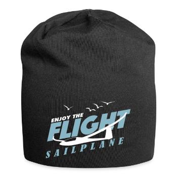 ENJOY THE FLIGHT - Bonnet en jersey - noir - Devant