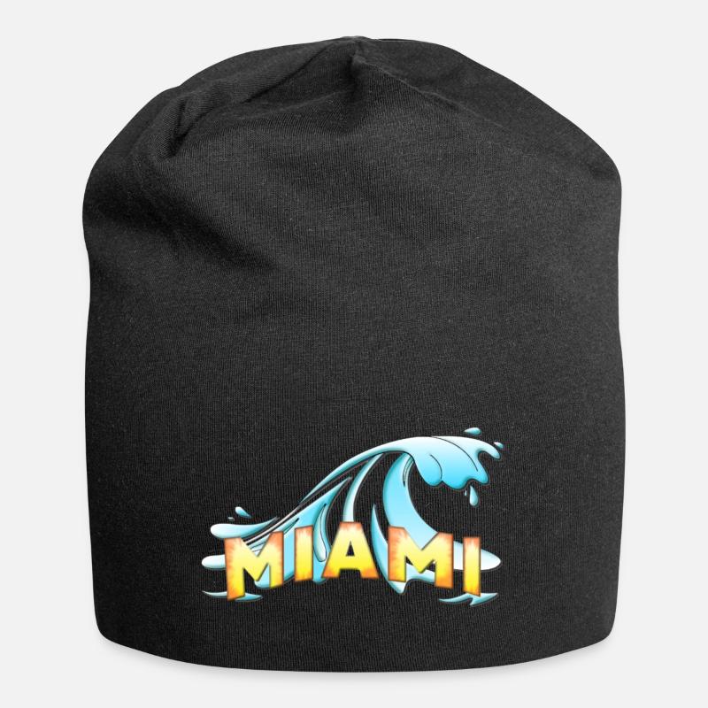 Miami - Jersey Beanie - black