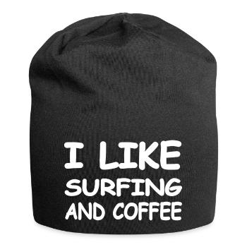 Surfing - Jersey Beanie - black - Front