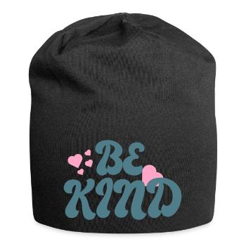 Be kind - Jersey Beanie - black - Front