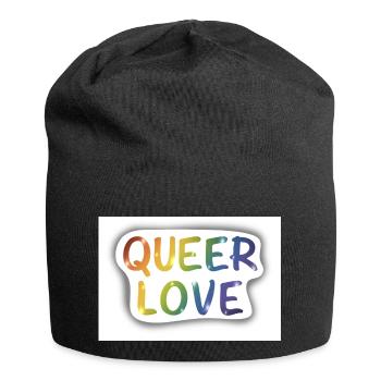 Queer love - Bonnet en jersey - noir - Devant