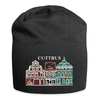 Cottbus Altmarkt, Simply beautiful! Brandenburg - Jersey Beanie - black - Front