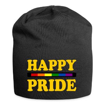 Happy pride - Bonnet en jersey - noir - Devant