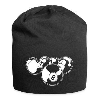 8 Ball Billard - Jersey-Beanie - Schwarz - Vorne