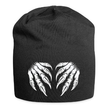 krallen 2 - Jersey-Beanie - Schwarz - Vorne