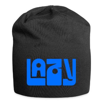 LAZY Vibes – Entspannung zum Anziehen - Jersey-Beanie - Schwarz - Vorne