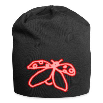 Coccinelle néon - Bonnet en jersey - noir - Devant