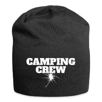 Camping Crew - Jersey Beanie - black - Front