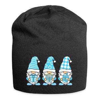 Chanukkah Hanukah Hanukkah Chai - Jersey Beanie - black - Front