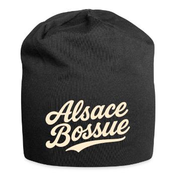 Alsace Bossue lettering - Jersey Beanie - black - Front