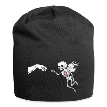 AMOR - Jersey-Beanie - Schwarz - Vorne