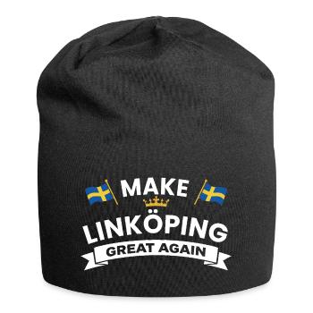 Linköping Une cohésion plus forte - Bonnet en jersey - noir - Devant