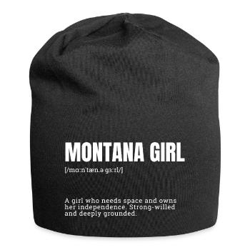T-shirt Indépendance Fille du Montana - Bonnet en jersey - noir - Devant