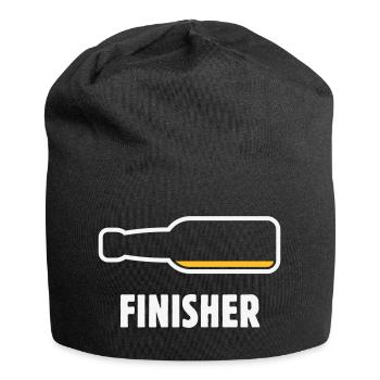 Finisher (beer / beer / beer drinker / NEG 2C) - Jersey Beanie - black - Front