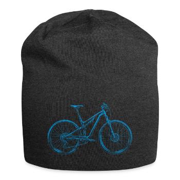 VTT Lineart Blue – Cadeau pour VTT - Bonnet en jersey - charbon - Devant