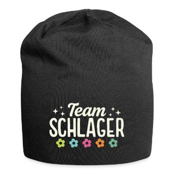 Team Schlager Party Schlagermusik Tanzparty Musik - Jersey-Beanie - Schwarz - Vorne