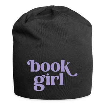 Book Girl - Jersey Beanie - black - Front