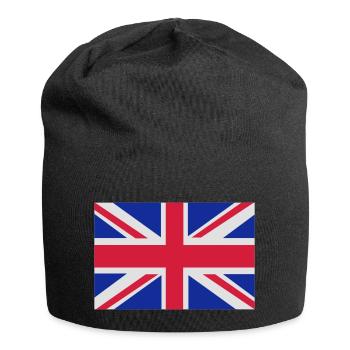 British Flag - Jersey Beanie - black - Front
