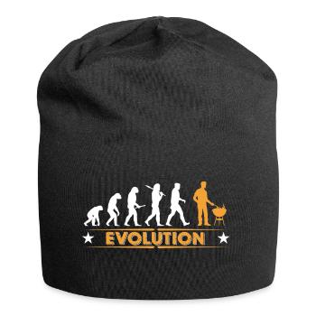 Barbecue - Grillmeister - Evolution - Jersey-Beanie - Schwarz - Vorne