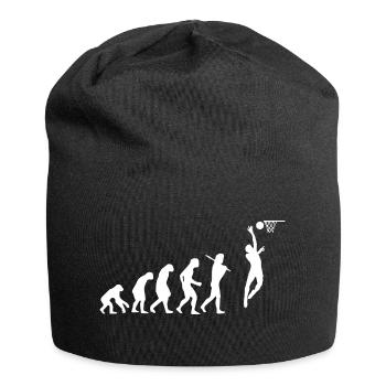 Basket-ball basket-ball cadeau evolution - Bonnet en jersey - noir - Devant