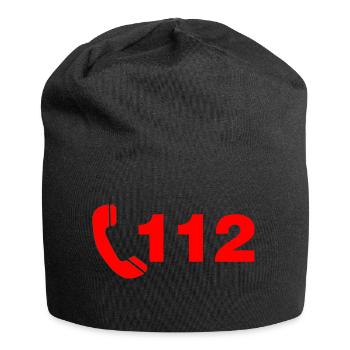 Feuer 112 - Jersey-Beanie - Schwarz - Vorne