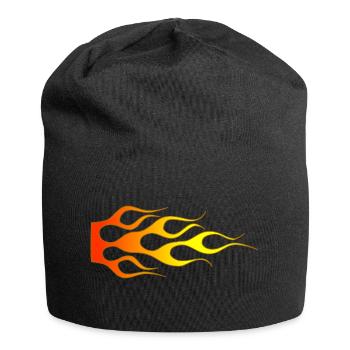 Flames - Jersey Beanie - black - Front