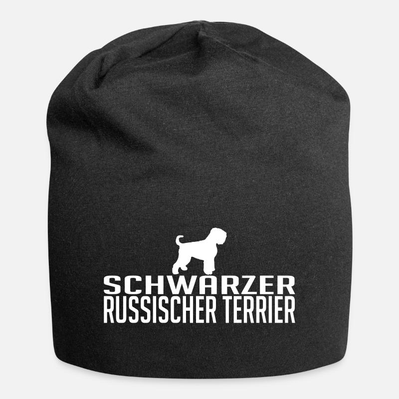 SCHWARZER RUSSISCHER TERRIER Hunderasse Wilsigns - Jersey-Beanie - Schwarz