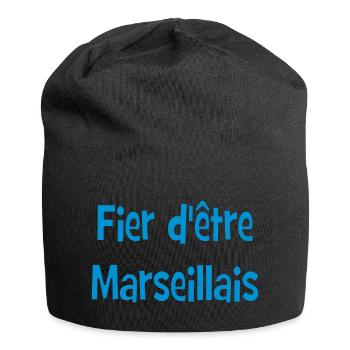 Proud to be Marseille - Jersey Beanie - black - Front
