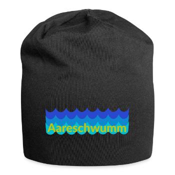 Aareschwumm - Jersey-Beanie - Schwarz - Vorne