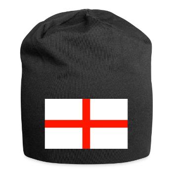 Drapeau anglais - Bonnet en jersey - noir - Devant