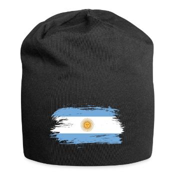 Argentine drapeau / cadeau Amérique du Sud Cordoba - Bonnet en jersey - noir - Devant