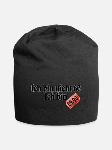 60 - Bonnet en jersey - noir