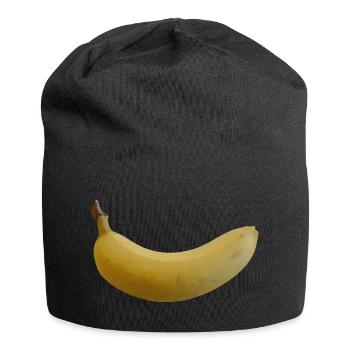 Banane - Jersey-Beanie - Schwarz - Vorne