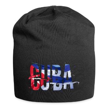 Cuba Flag Cubanisto - Jersey Beanie - black - Front