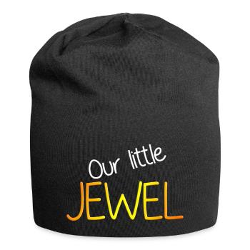 Baby / Juwel / Familie / klein / Toddler - Jersey-Beanie - Schwarz - Vorne
