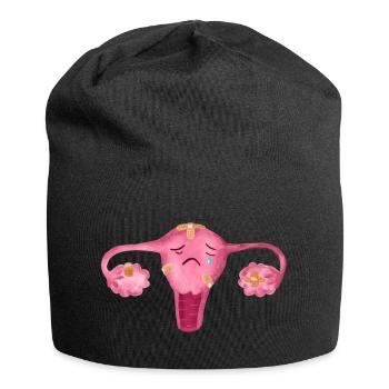 Uterus - Jersey Beanie - black - Front