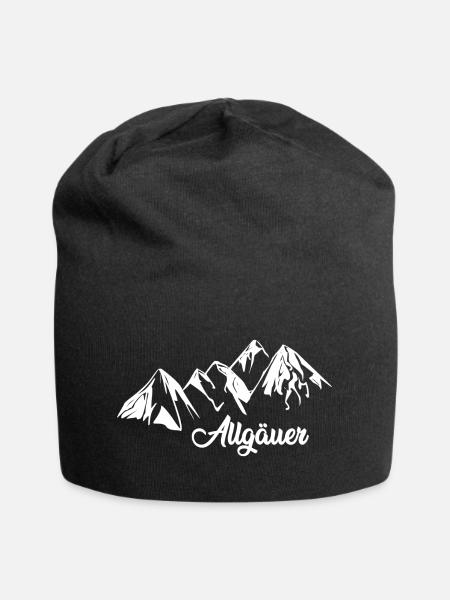 Allgäuer | Allgäu - Jersey-Beanie - Schwarz