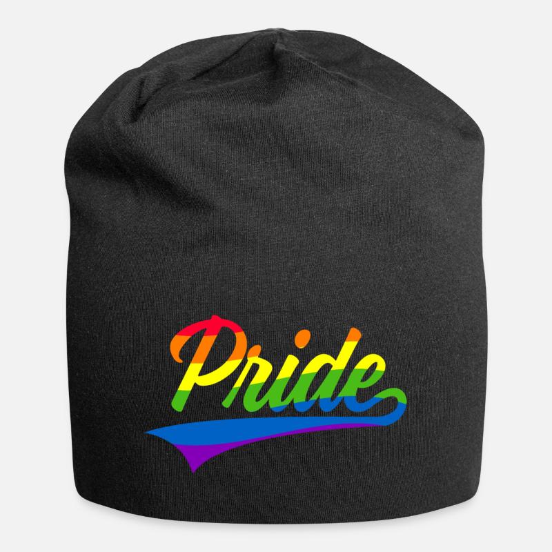PRIDE LGBT CSD - Jersey-Beanie - Schwarz