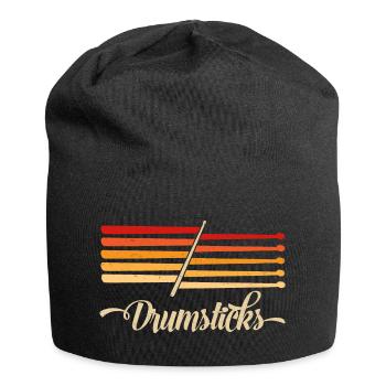 Drummer Drumsticks " Drumsticks " - Jersey Beanie - black - Front