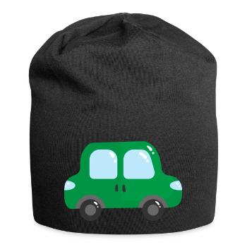 Auto - Jersey-Beanie - Schwarz - Vorne