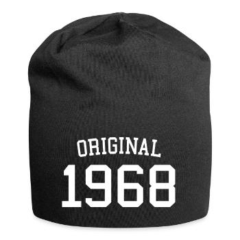 Original 1968 - 54 Jahre alt, Geschenk zum 54. Geburtstag - Jersey-Beanie - Schwarz - Vorne
