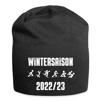 Wintersaison 2022/23 - Jersey-Beanie - Schwarz - Vorne