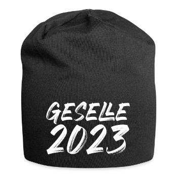 Gesellenprüfung Gesellenbrief Geselle 2023 - Jersey-Beanie - Schwarz - Vorne