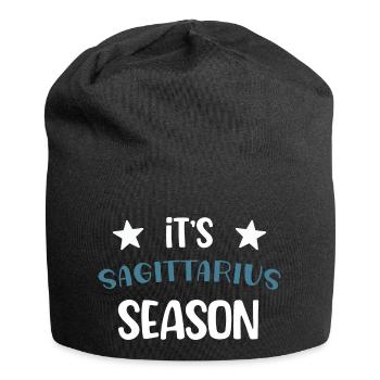 It's sagittarius season original gift zodiac sign - Bonnet en jersey - noir - Devant