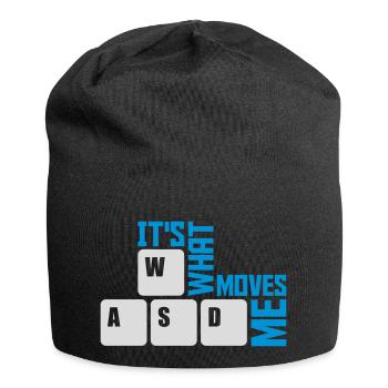 c’est ce qui m’émeut - Bonnet en jersey - noir - Devant