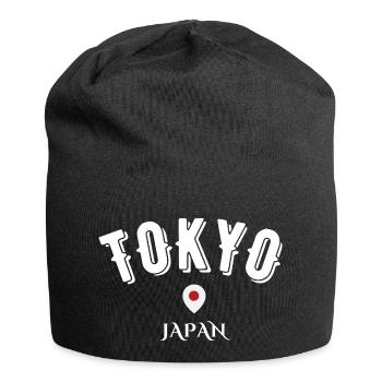 Tokio Japan - Jersey-Beanie - Schwarz - Vorne