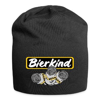 Bierkind - Jersey-Beanie - Schwarz - Vorne
