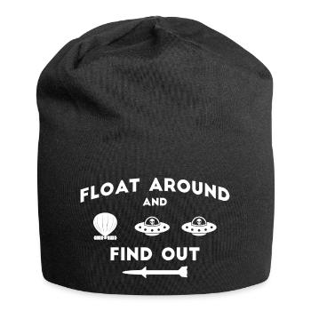 Schweben Sie herum und finden Sie heraus, dass der chinesische Spionageballon und - Jersey-Beanie - Schwarz - Vorne