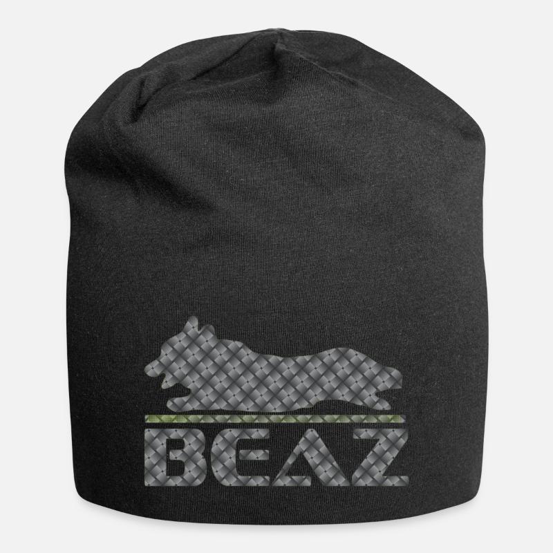 Logo BEAZ 002 - Bonnet en jersey - noir