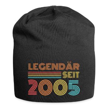 LEGENDÄR seit 2005 - Jersey-Beanie - Schwarz - Vorne